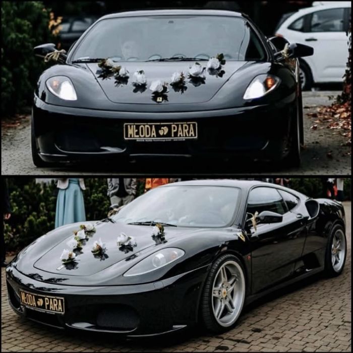 Wynajem Ferrari F430, Mercedes C Coupé 6.3 AMG do Ślubu