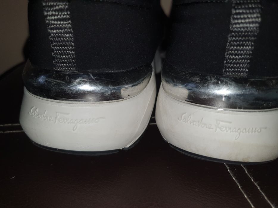 Salvatore Ferragamo czarne buty sneakersy damskie Rozmiar 36