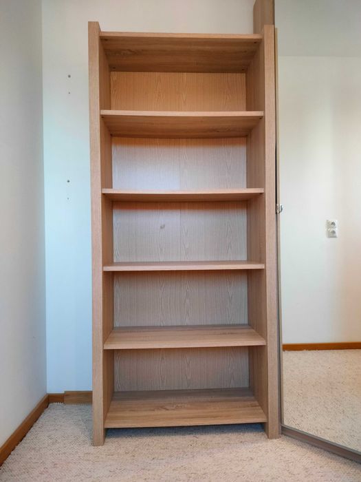 Regał dąb bielony 90x202x40