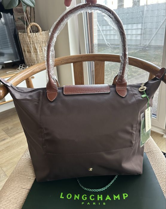 Longchamp torebka brązowa L
