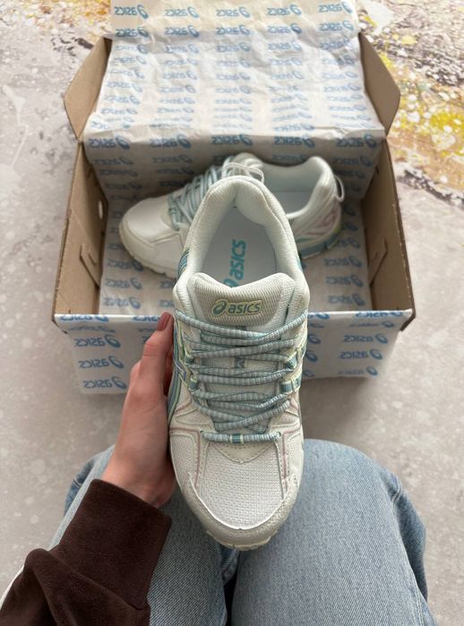 Кросівки Кроссовки Asics Gel-Kahana 8 White Turquoise Blue Белый Синий Білий Синій Кросовки демісезон