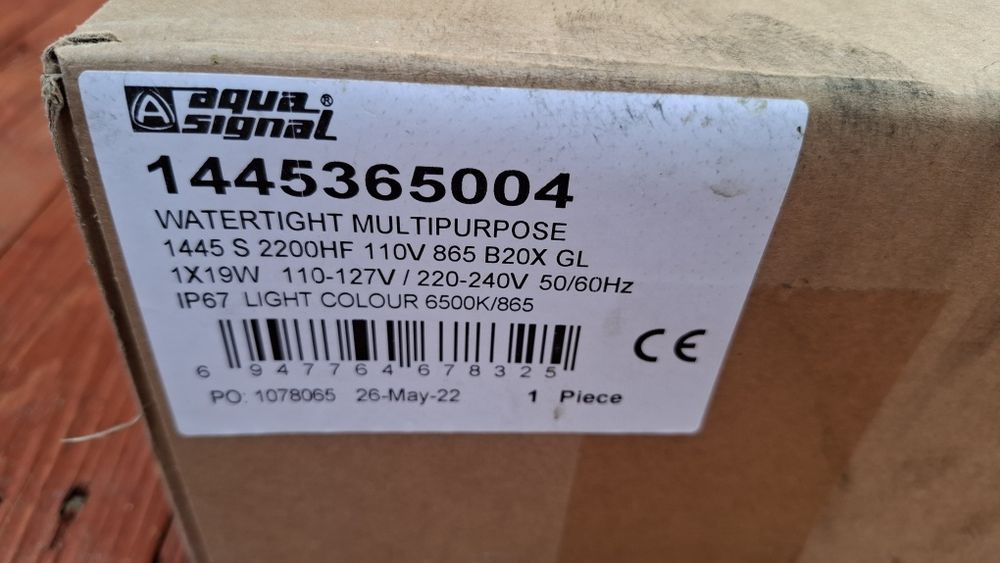 Wodoszczelna lampa LED Aqua Signal 1445 IP67 19W (Nowa)
