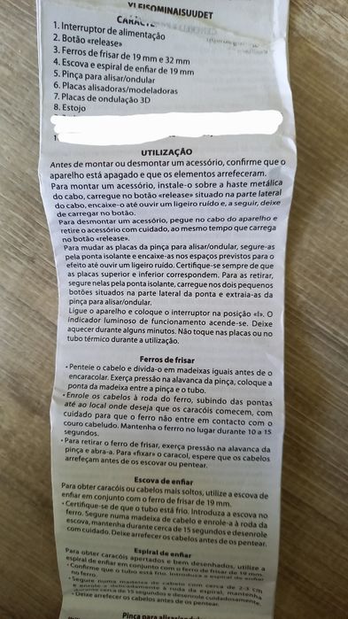 Modelador de cabelo babyliss