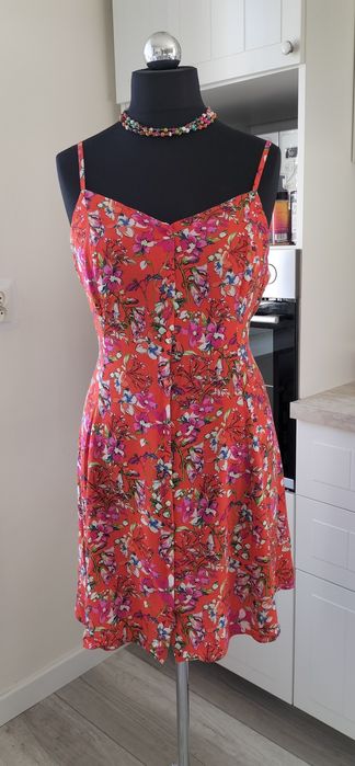 Śliczna letnia sukienka plus size duży rozmiar 46 48