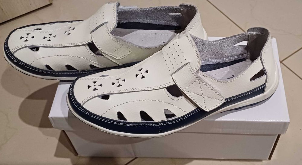 Skórzane półbuty Tom&Rose w rozmiarze 37