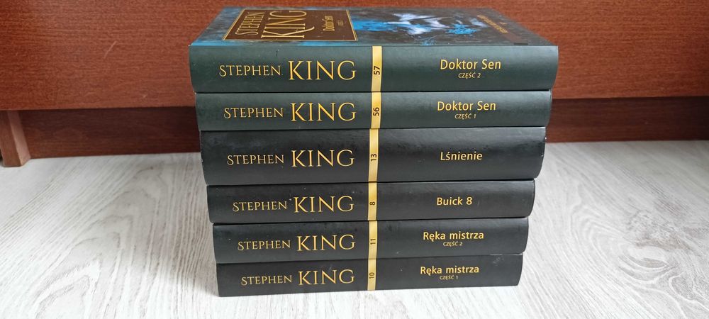 Stephen King Lśnienie Doktor Sen tom 1 2 Buick 8 Ręka mistrza tom 1 2