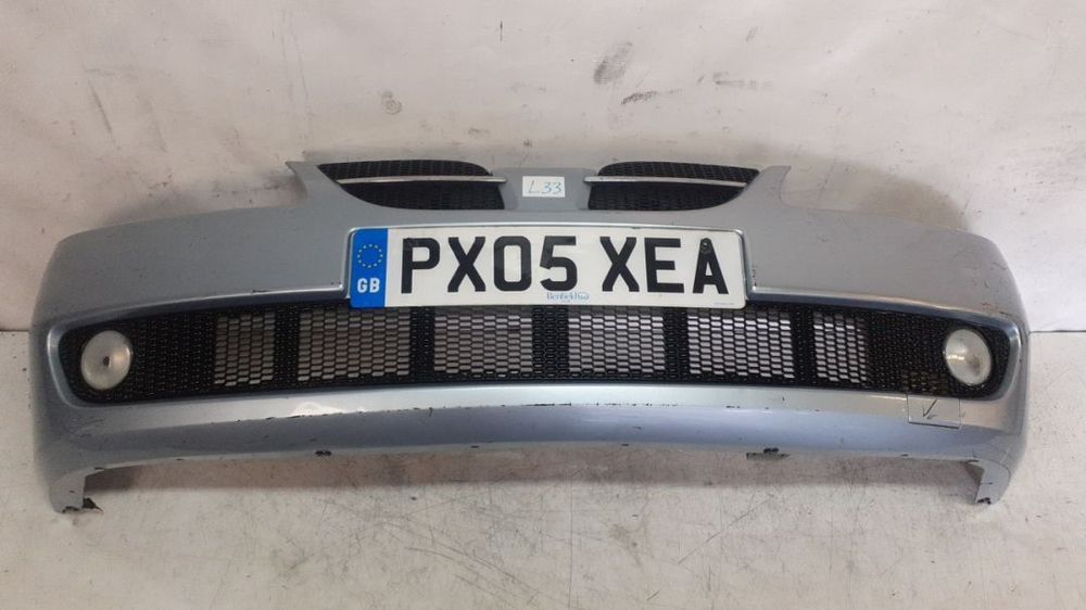 * ZDERZAK PRZÓD PRZEDNI NISSAN ALMERA N16 LIFT FL HALOGENY KY0G SREBRNY
