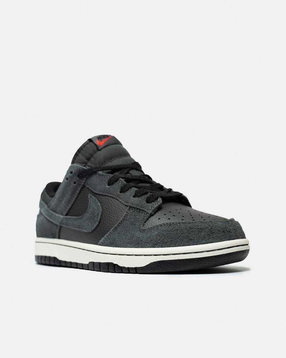 Кросівки Nike Dunk Low PRM Medium Ash and Black premium | Кроссовки Найк чоловічі жіночі