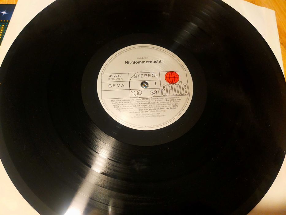 Hit Sommernacht - Compilation 2LP m.in Peter Schiling, Boney M., Falco