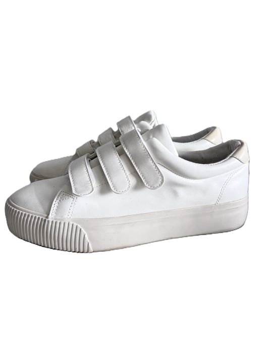Even&Odd Białe Sneakersy Na Rzepy Platforma Damskie Rozmiar 40