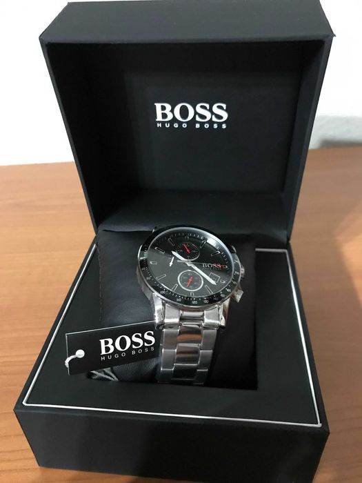 Relógio Hugo Boss Prateado & Preto
