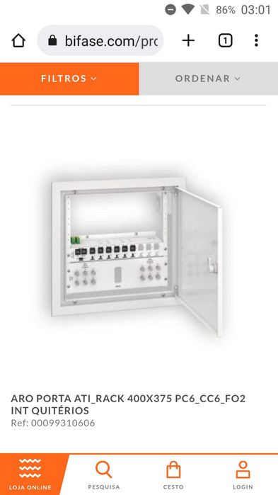 Quadro elétrico novo da Quitérios