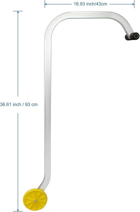 Uchwyt na dach Zestaw haków dachowych do drabiny Todeco 150 kg