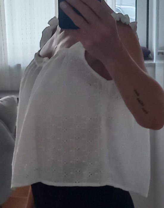 Top NOVO bordado inglês Tiffosi