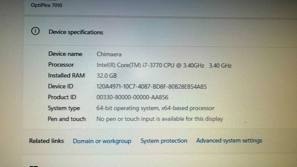 Dell OptiPlex i7 | 32GB RAM | SSD + 2TB | Monitor LG 22"
