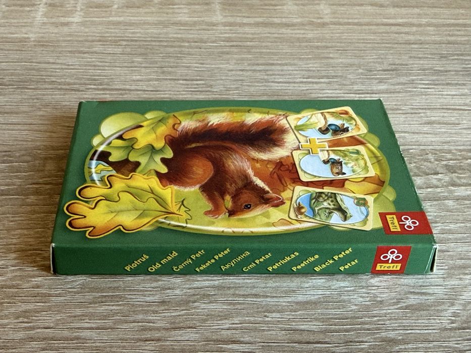 Karty do gry Piotruś zwierzęta leśne Trefl