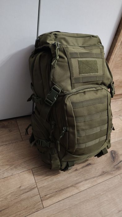 Solidny plecak taktyczny wojskowy trekkingowy Molle 45 L Oxford 900D