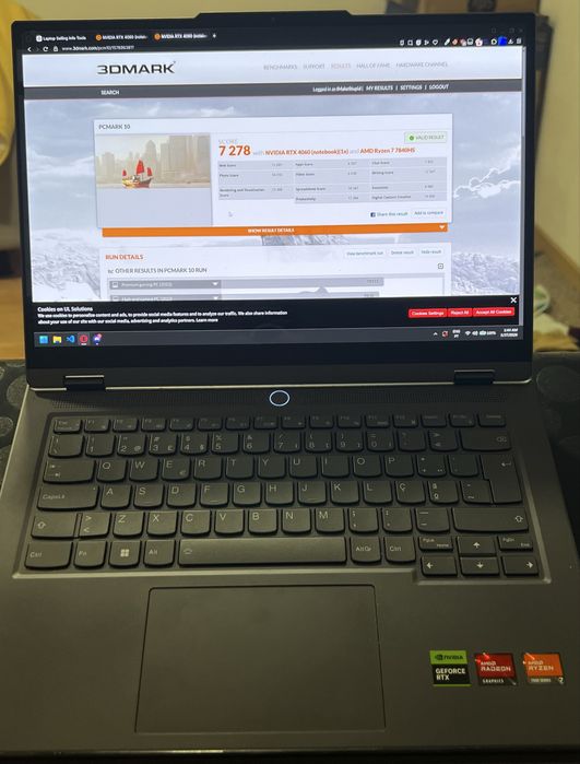 Lenovo Legion Slim 5 (8ª Geração) OLED 4.5" Storm Grey