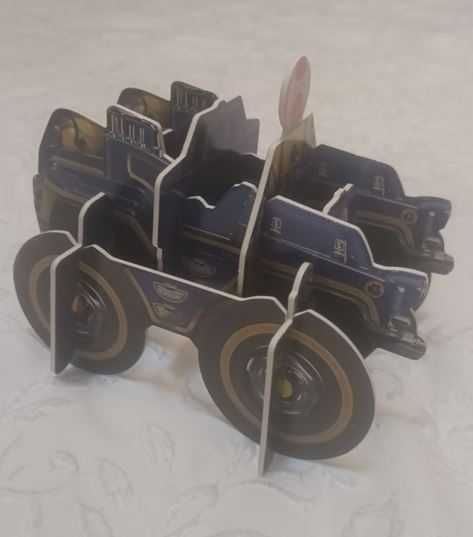 Carro Para Montar Super Mario em Cartão