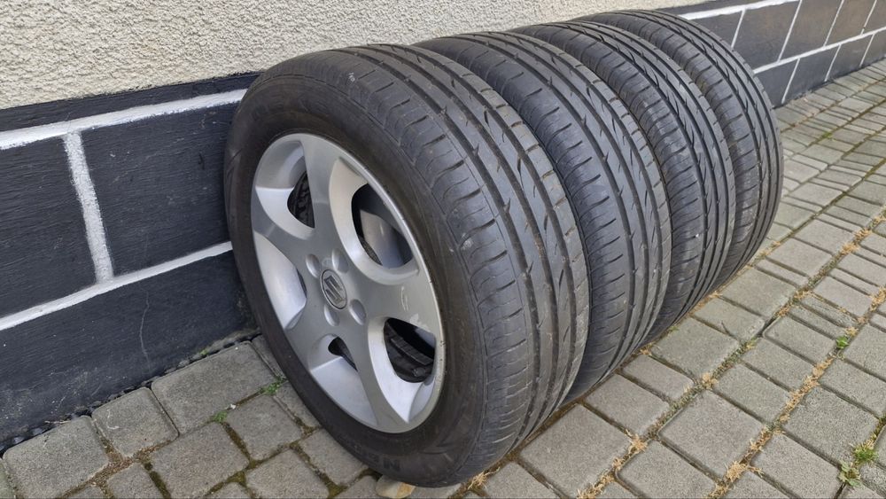 Диски /титани Suzuki Swift 4/100 R15/на літній резині Nexen 185/60/R15