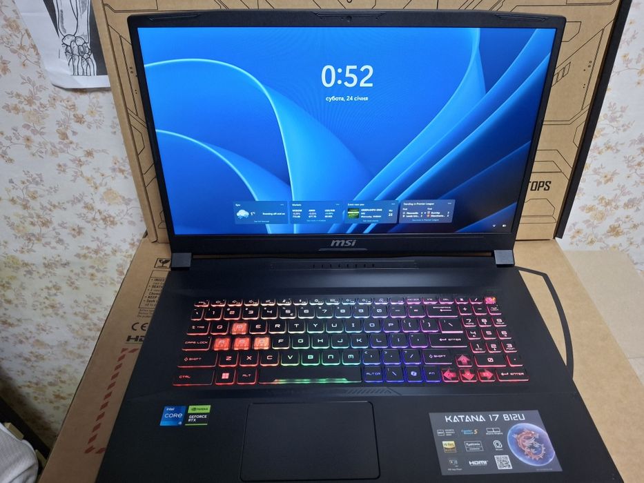 MSI Katana 17 ноутбук