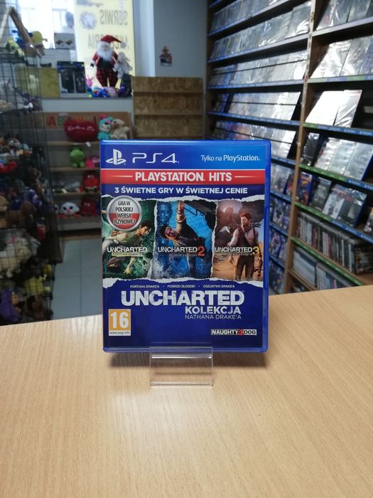 PS4 PS5 Uncharted Kolekcja Nathana Drakea PL dubbing 3 Gry Playstation