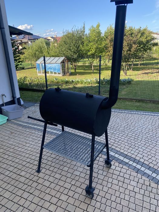 Grill węglowy stalowy solidny