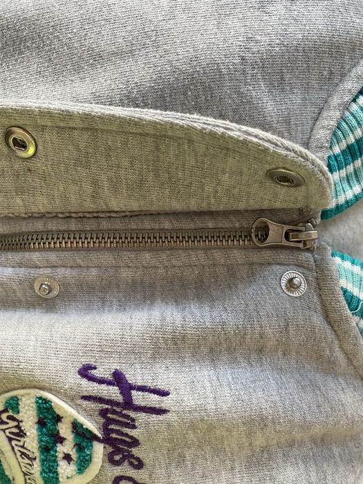 Varsity cinzento e azul turquesa Clockhouse