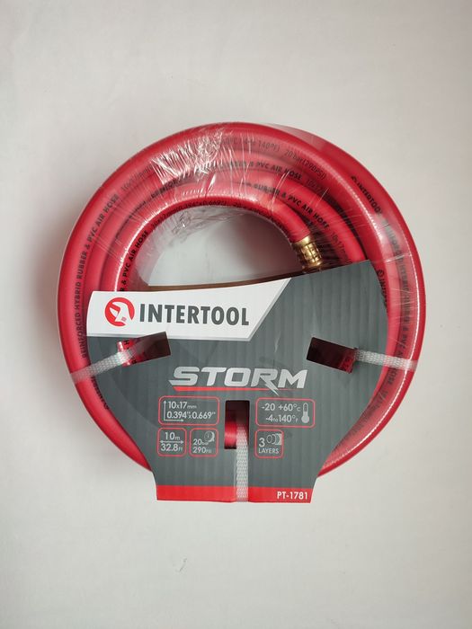Шланг гибридный проф 20 атм.6×11/8×15/10×17 -10 м STORM INTERTOOL
