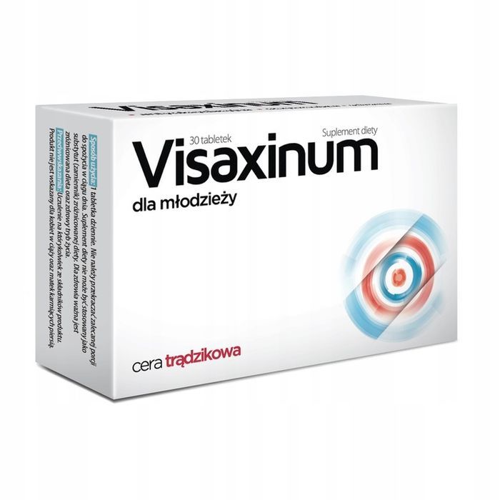 visaxinum trądzik oczyszczenie zdrowa skóra 30 tab