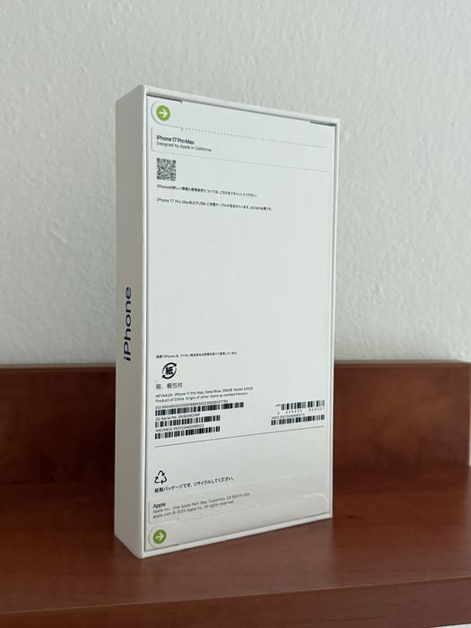 Новый iPhone 17Pro Max 256GB(Deep Blue) e-sim Японская версия