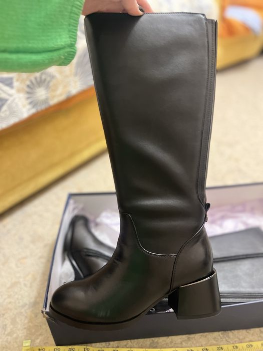 Чоботи ЄВРОЗИМА,НОВІ, шкіра ‼️ЛЮКС ЯКІСТЬ Respect  ‼️37 р.РОЗПРОДАЖ