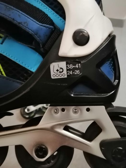 Patins em linha ajustável