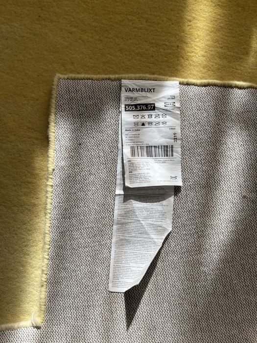 Nowy dywan Varmblixt IKEA