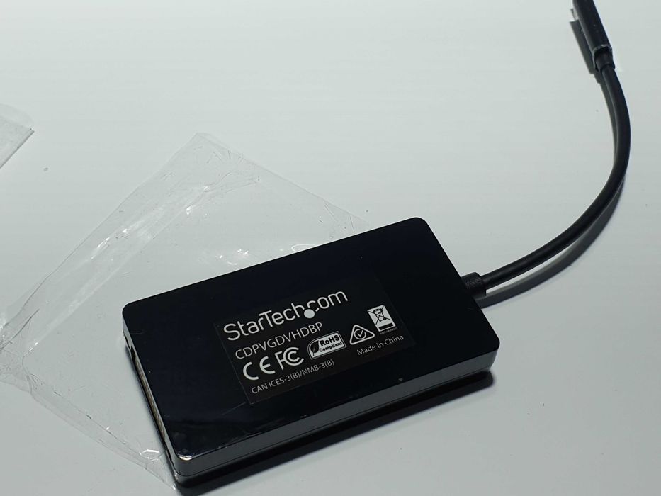 адаптер  USB TYPE C to HDMI VGA DVI 4K 30Hz Startech cdpvgdvhdbp