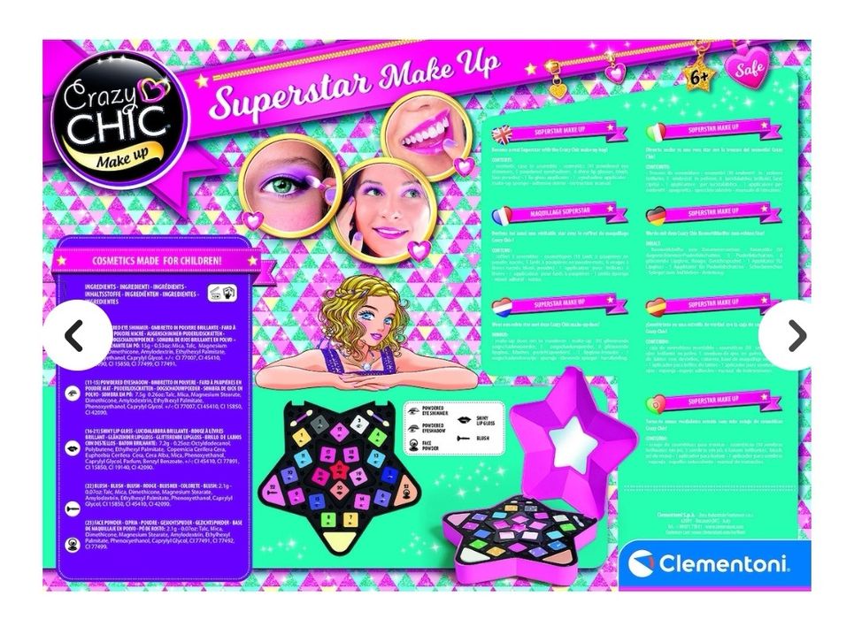 Clementoni crazy chic Mala Maquilhagem