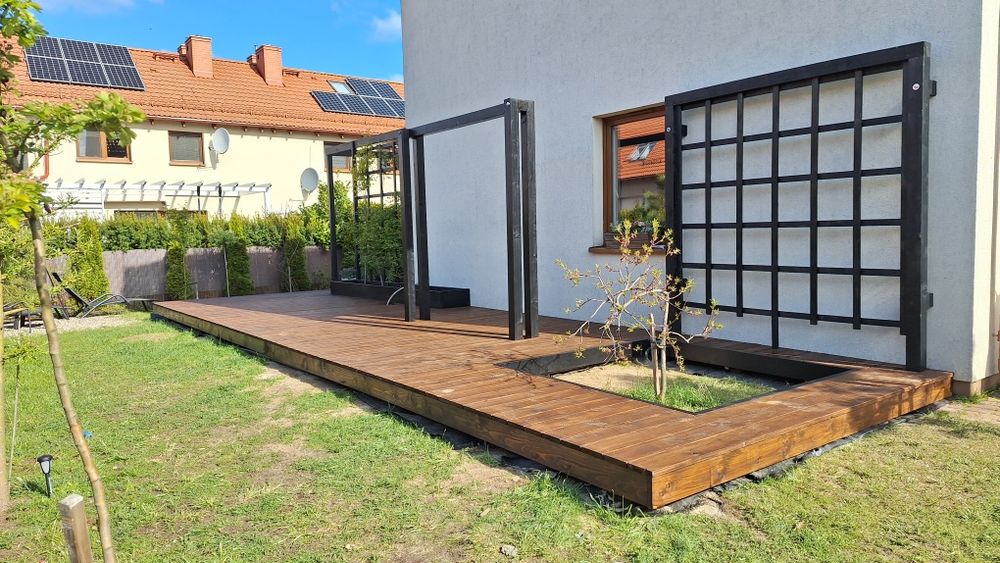 Tarasy ,zadaszenia , altany .wiaty , balustrady.