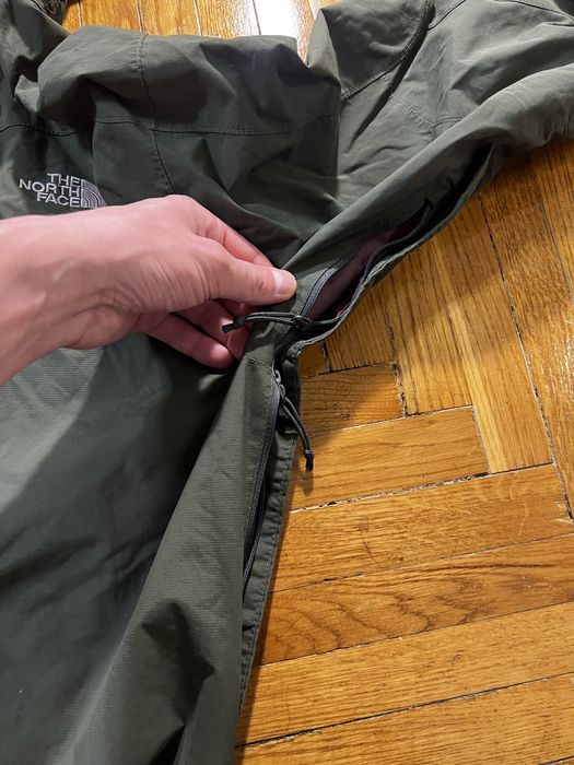(XS) THE NORTH FACE хаки курточка на мембране весенняя осенняя хакі куртка на мембрані tnf gore tex