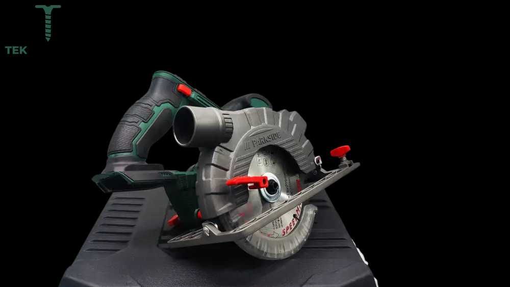 serra circular sem fio parkside 20volts