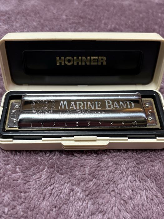 Губная гармоника hohner marine band a440 C