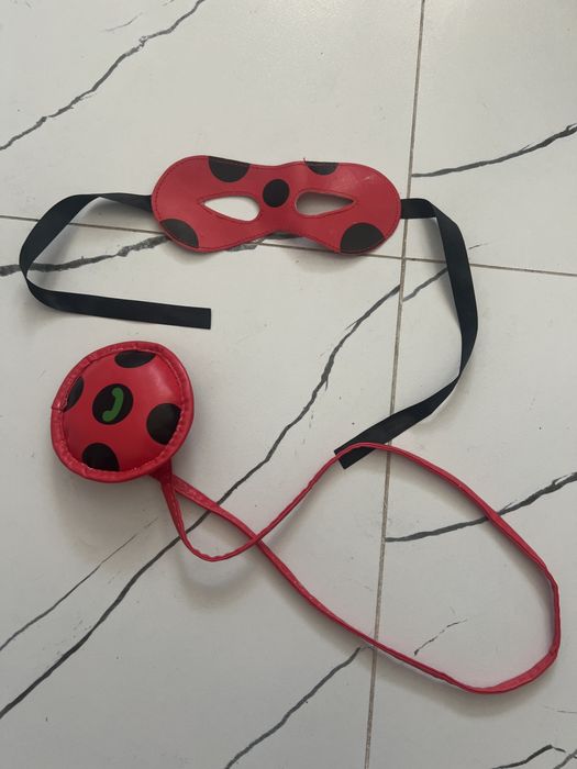 Stroj przebranie biedronka plus akcesoria