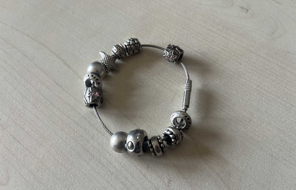 Bransoletka modułowa charms - 12 elementów