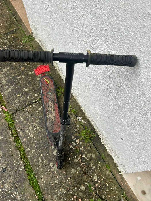 Trotinete Freestyle dobrável Oxelo DTX preto/vermelho