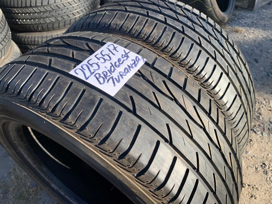 225-55-R17 BRIDGESTONE TURANZA = 2 штуки пара резины GERMANY 2024