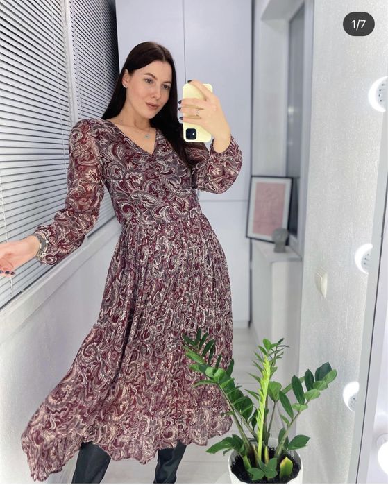 Платье шифоновое новое