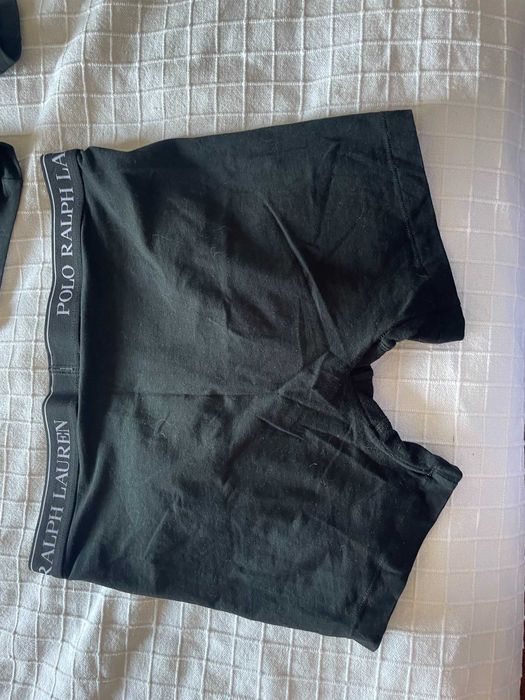 3 pares de boxers pretos ralph lauren XL novos