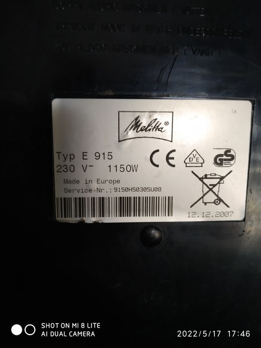 Melitta CI,Nivona Nicr 820,Nicr 769.