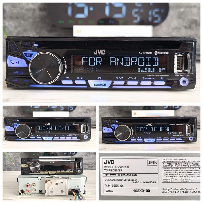 Процесорний JVC kd-bt /Bluetooth