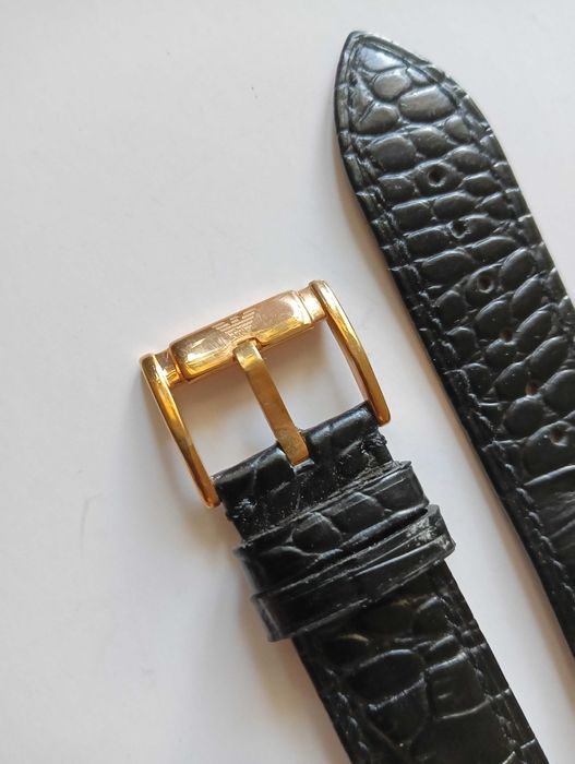 Emporio Armani -pasek 22 mm czarny