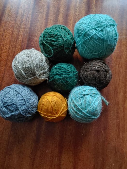 Шерстяные нитки для ручного вязания